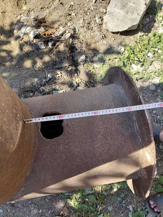 Печь для бани труба толщиной 8мм.