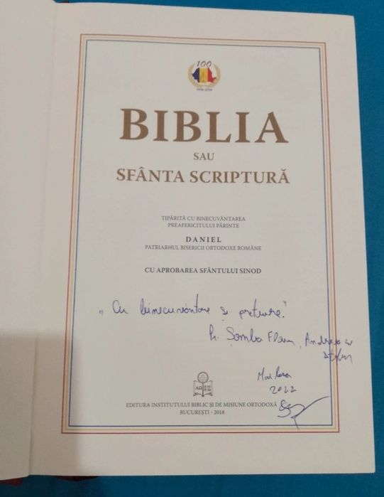 Biblia format mare