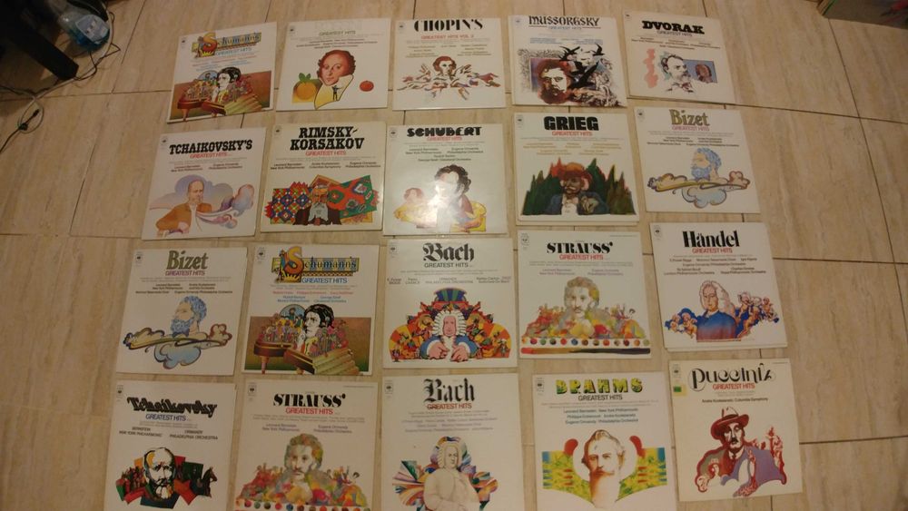 Muzica clasica colectie viniluri si cd in stare excelenta, editii vest