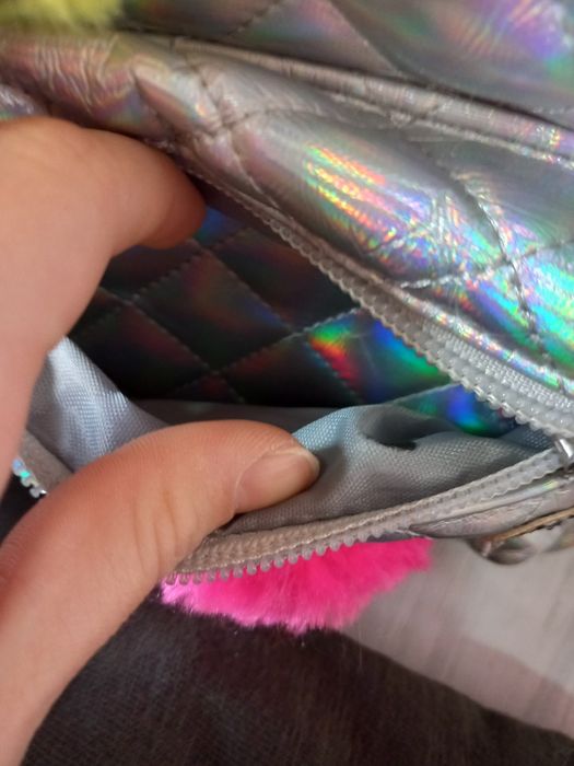 Детска сива чанта