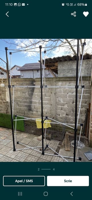 Pop-up spider publicitar 140x230cm