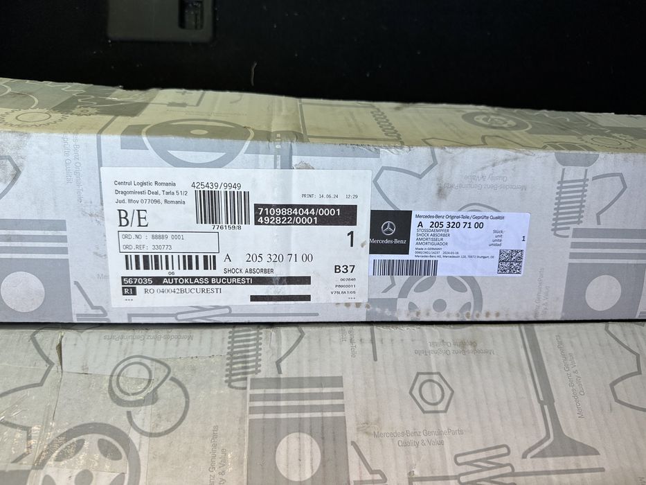 Set amortizoare spate mercedes c class 2018