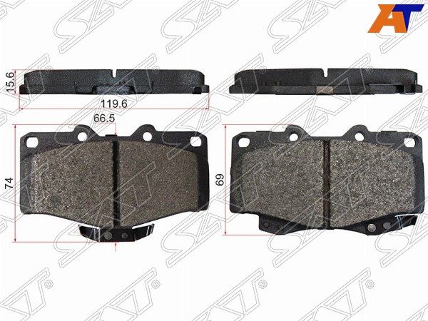 Колодки тормозные Toyota 4runner