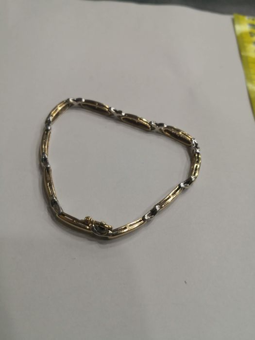 Vind brățară din aur 14kt cu diamante 2ct