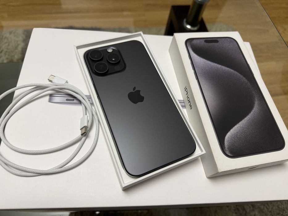 IPhone 15 Pro Max 256Gb Black titanium Fullbox