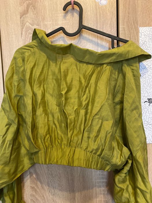 Зелена кроп блуза ASOS- 34 - Made in Marocco