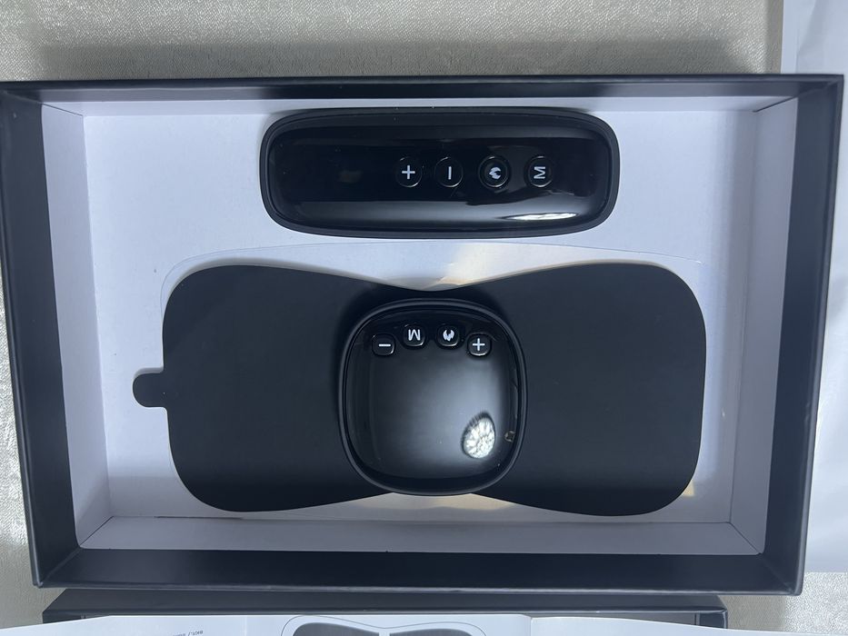 ЕМS массажёр с разогревающим эффектом.С полным комплектом.