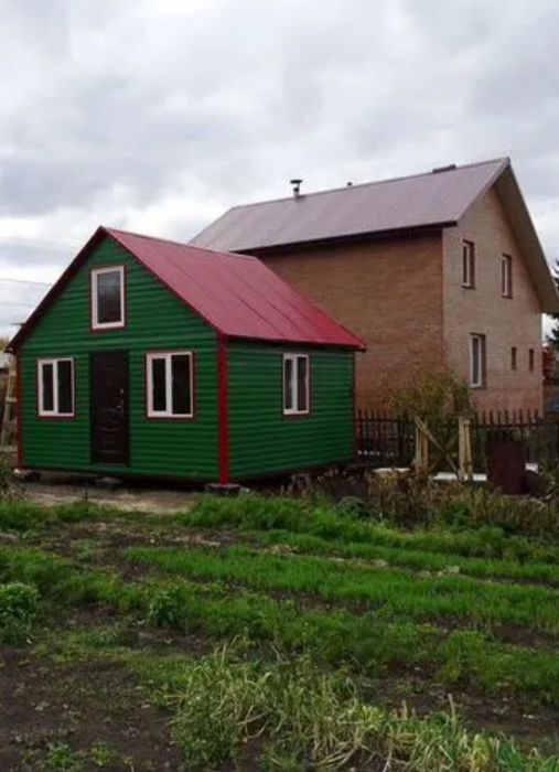 Дачный металокаркасный дом,