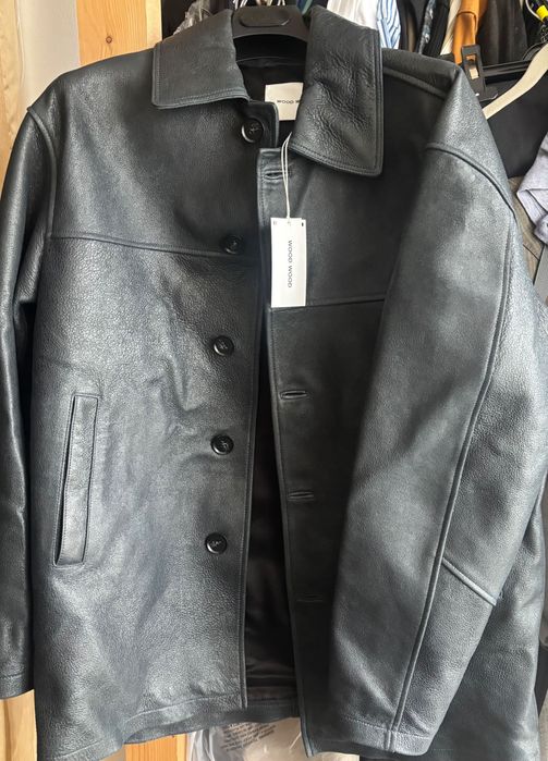 Wood Wood leather jacket