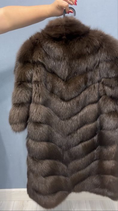 Натуральная шуба из соболя