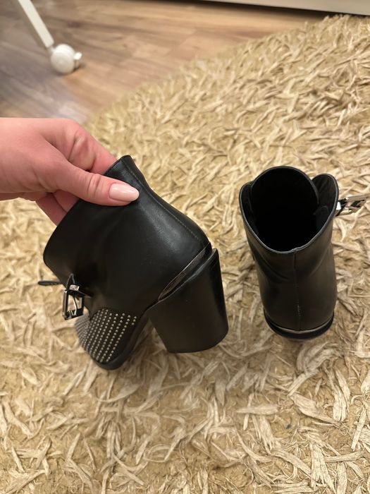 Botine piele naturala Il passo