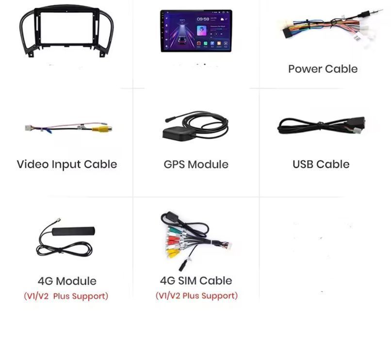 OFERTA: Navigatie dedicata Android Nissan Juke 1 YF15 CARPLAY 1-8GB