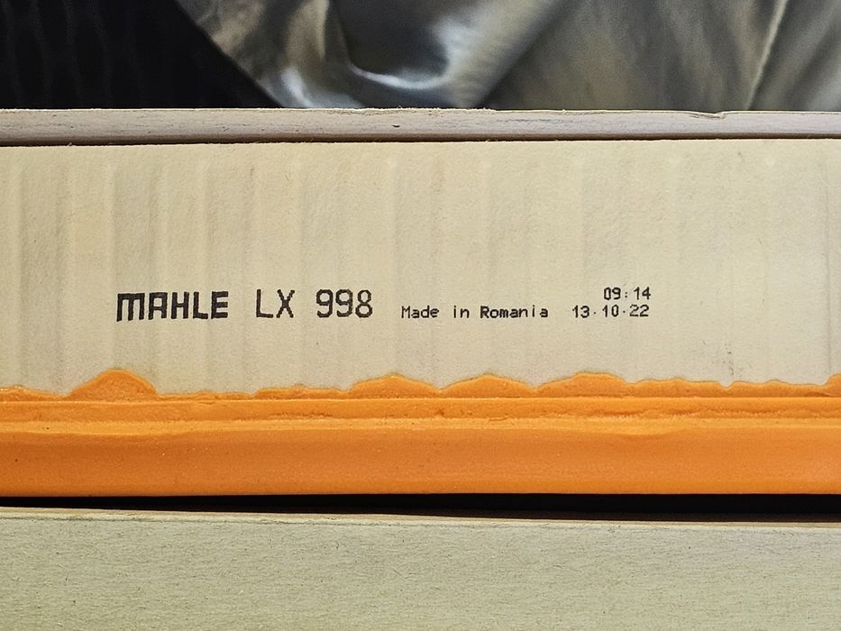 Въздушен филтър MAHLE LX 998 – нов