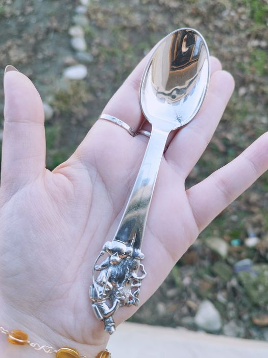 Lingura Copii Argint 830 HC Andersen Danemarca