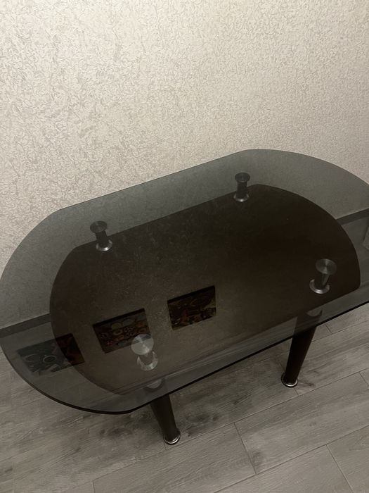 Masa bucatarie sticla 130 cm 80 cm