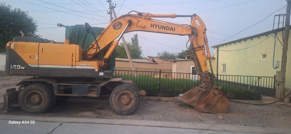 Ekskavator hyunday w140  holati zor