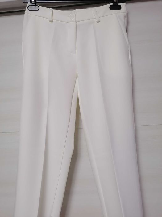 Pantalon elegant alb Fenzy