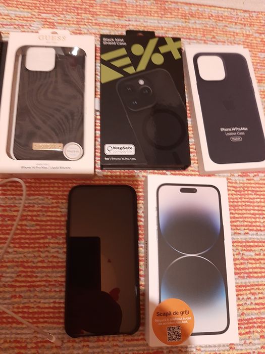 Iphone14 Promax, impecabil, negru, proveniență Orange, necodat