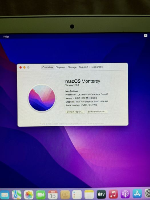 Macbook Air 13’3 2017