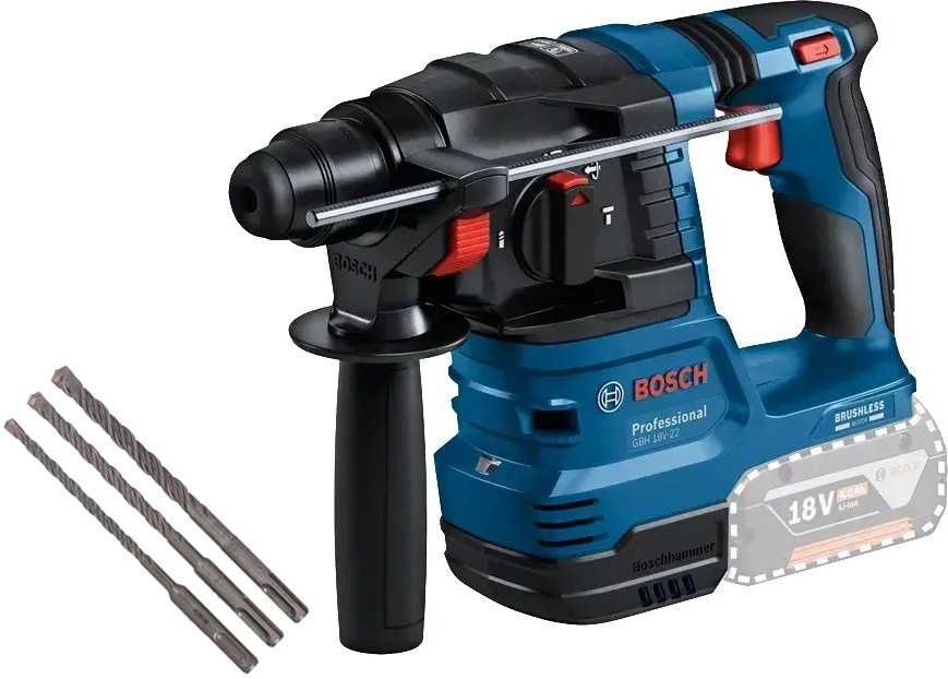 ПРОМОЦИЯ!Акумулаторен перфоратор Bosch GBH 18V-22 Solo 18V , 1.9 J , без батерии и зарядно