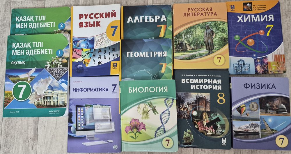 Учебники 7 класс русс