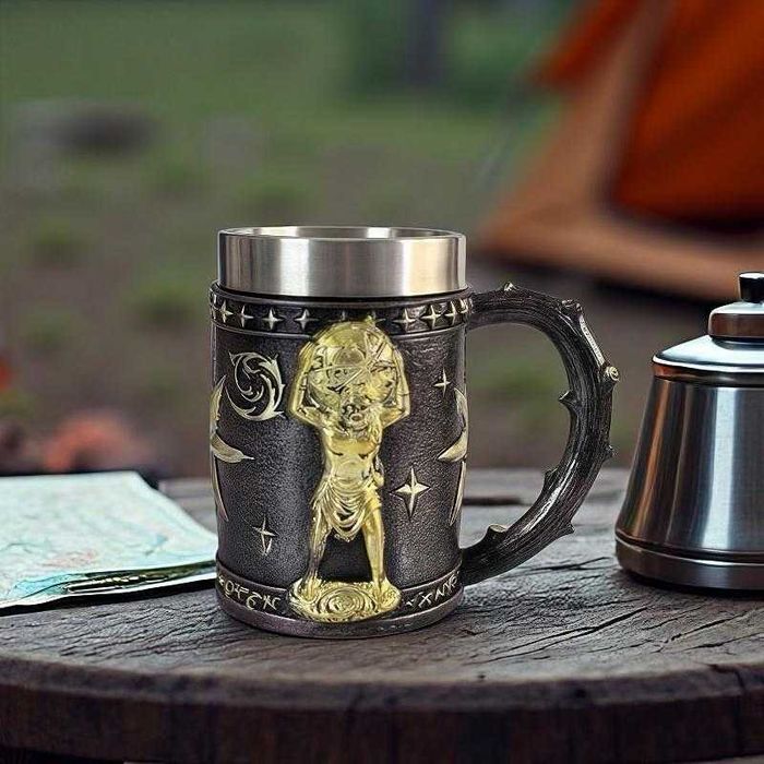 Нова Чаша с Кон/Дракон/Пират-Халба с Дръжка 460мл