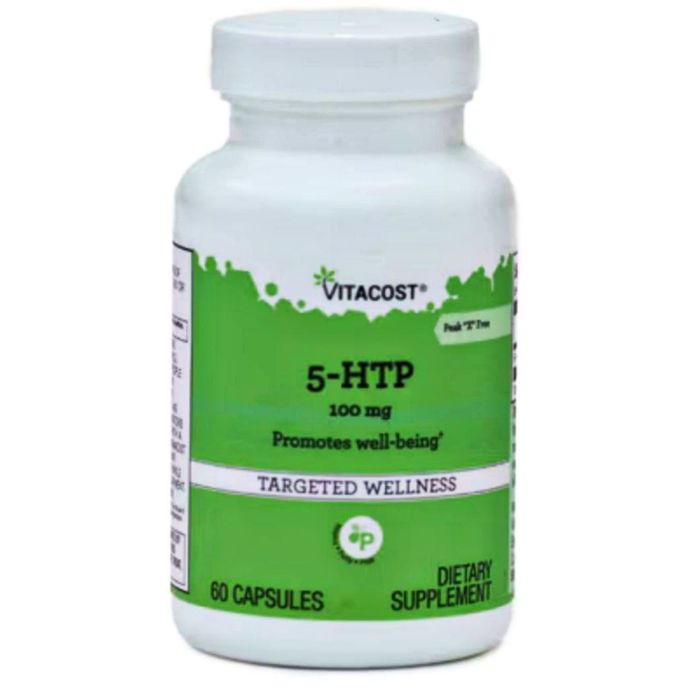 Vitacost 5-HTP 5-гидрокситриптофан 100mg, 60 капсул