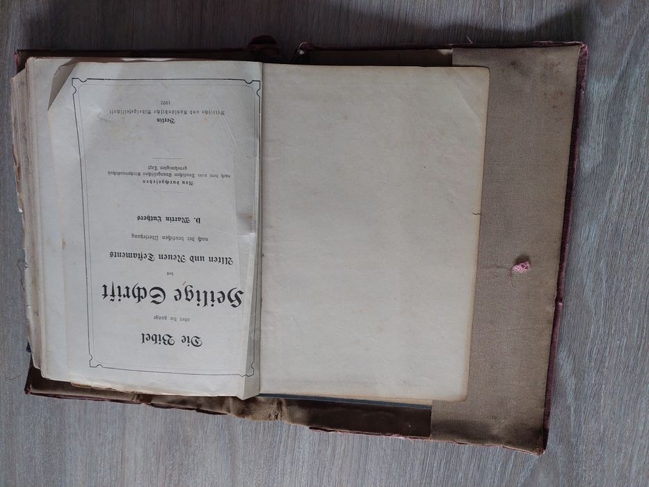 Vand 2 biblii in limba germana - Heilige Schrift