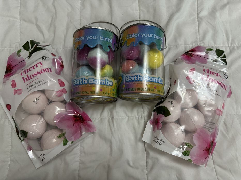 бомбочки для ванной, для детей от 3 лет, с ароматом винограда