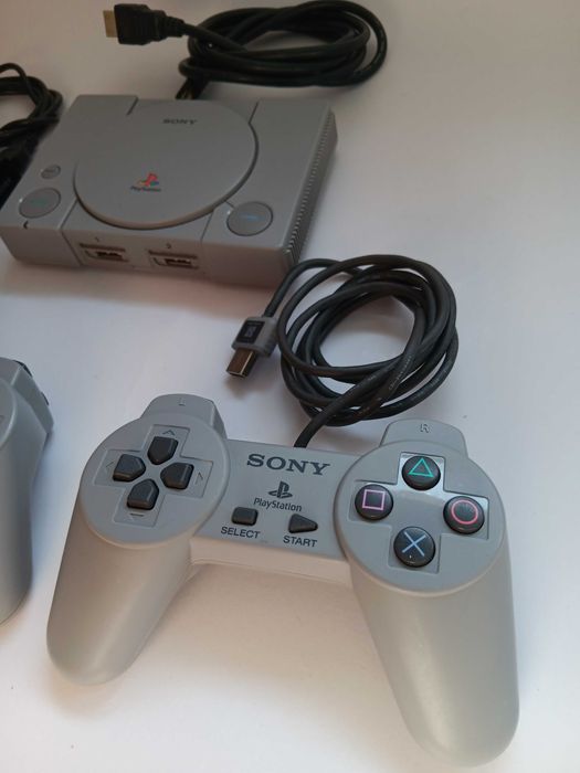 Consola PS1 Sony model SCPH1000R, Micro, Originala ,20 Jocuri incluse