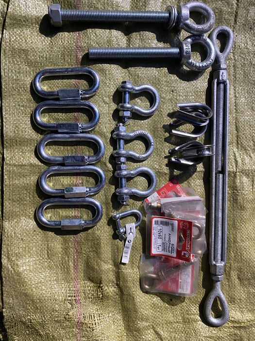 Крипление, карабины и тд