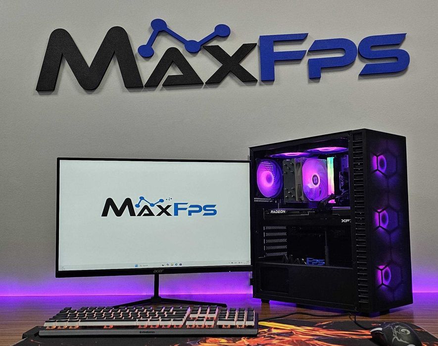 Чисто нов! RX 9070 16GB, Ryzen 7 7800X3D, 32GB RAM Геймърски компютър!