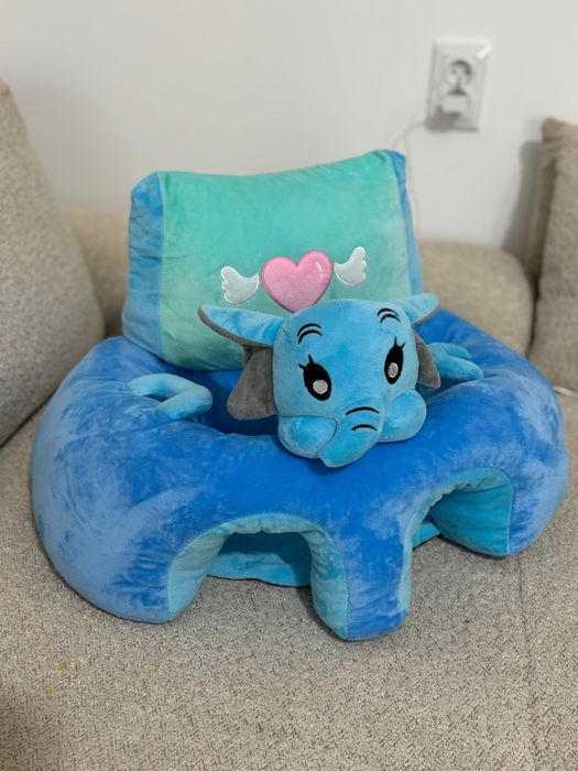 Пуф за бебе против падане -Слон
