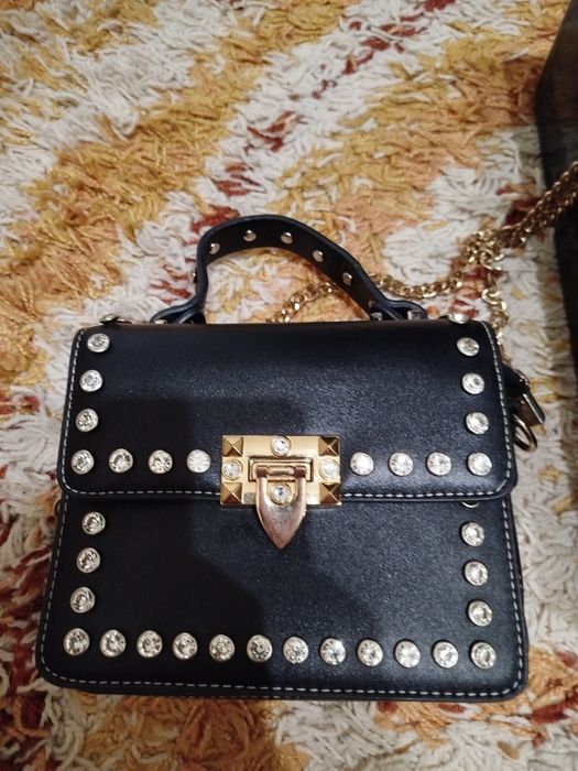 Женская сумка  с клёпками