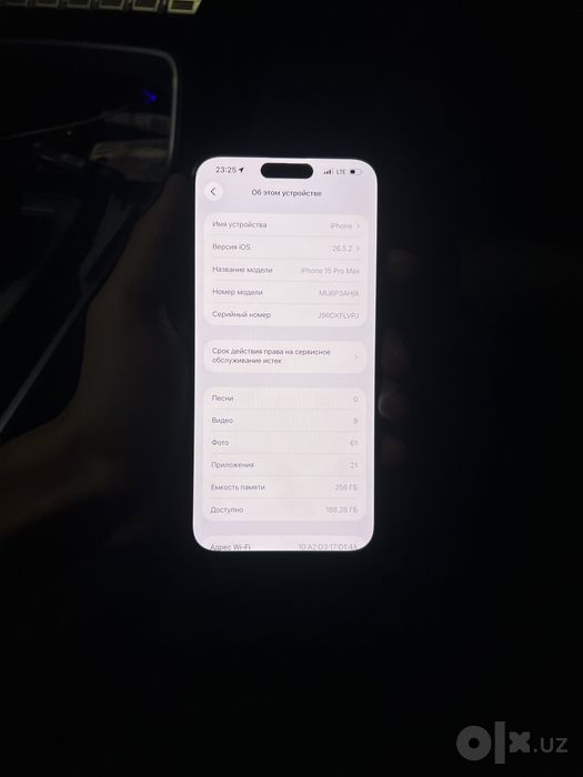 Iphone 15 pro max…….