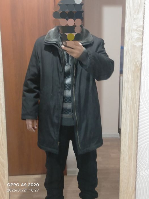 Куртка зимняя, черная