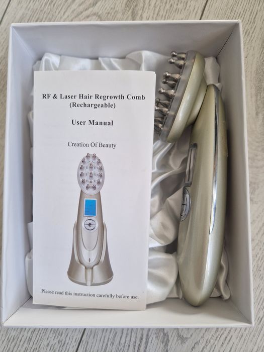 Perie electrică de păr, cu laser