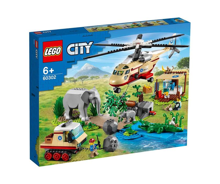 НОВО LEGO City Wildlife 60302 - Спасителна операция в дивото