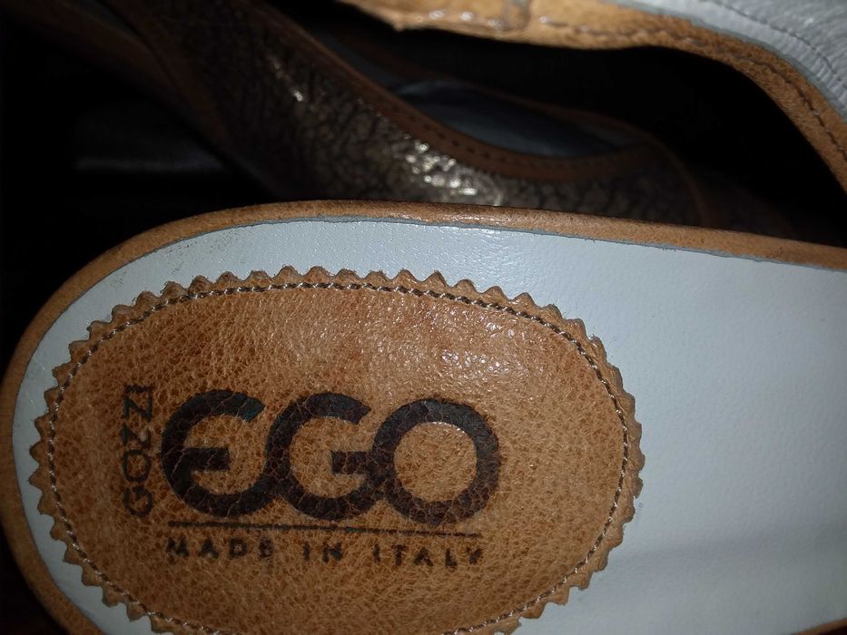 Кожаные туфли на 39 р. Италия