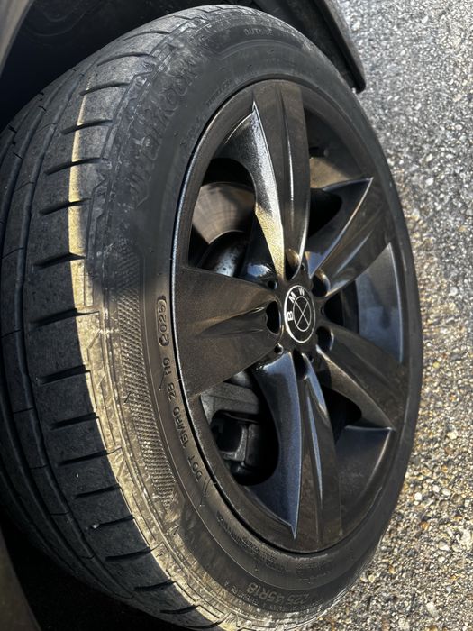 Jante originale BMW  style 189 R18 cu cauciucuri noi