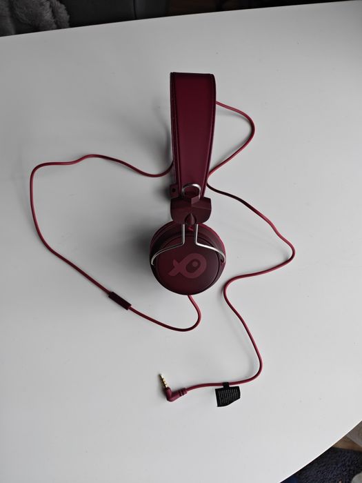 Căști Poss rosu burgund
