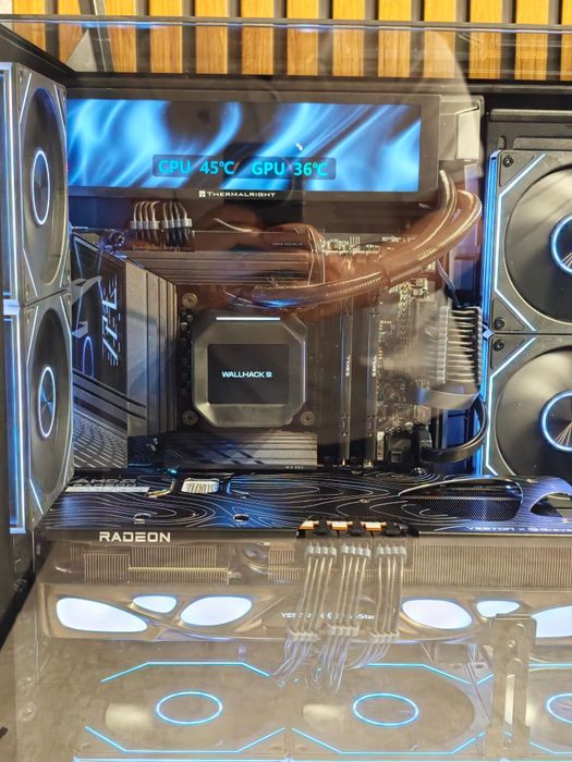 Rx9070xt + intel ultra7 265kf компьютер