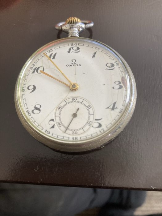 Оригинален швейцарски джобен часовник Omega