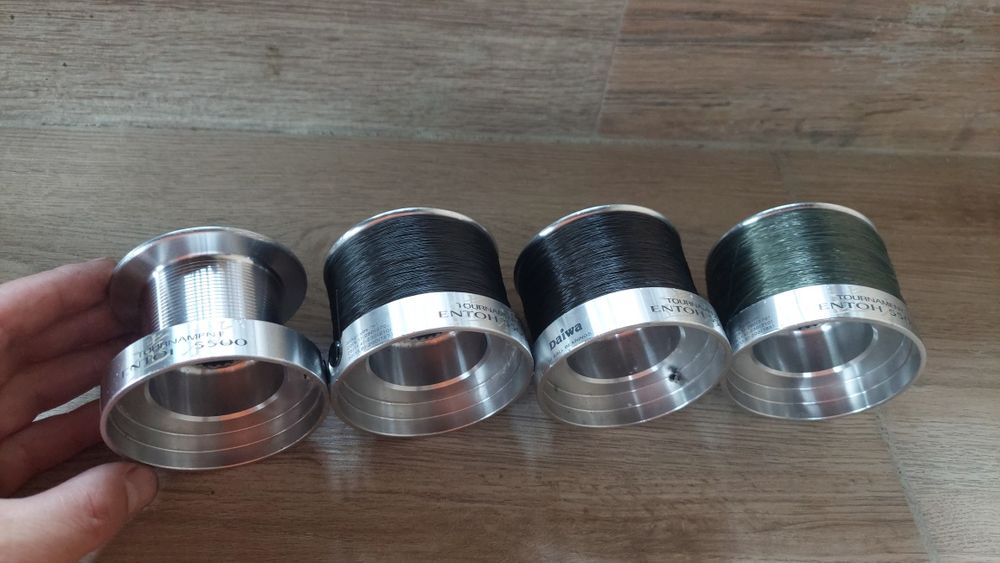 tamburi rezerva daiwa entoh 5500/ shimano 14000/ fox  fx11