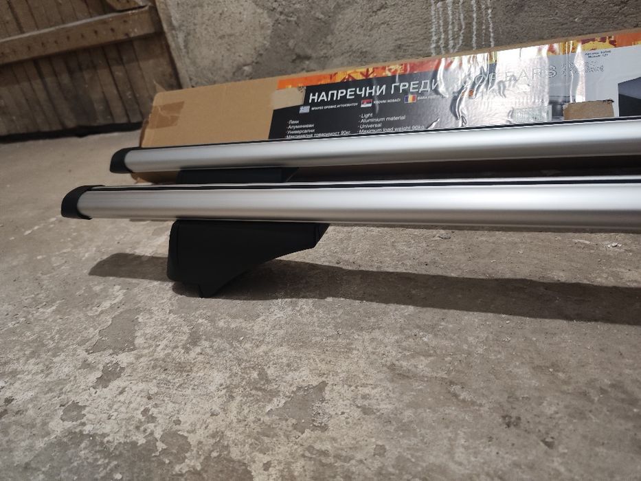 Напречни греди за багажник 120см за интегрирани релси