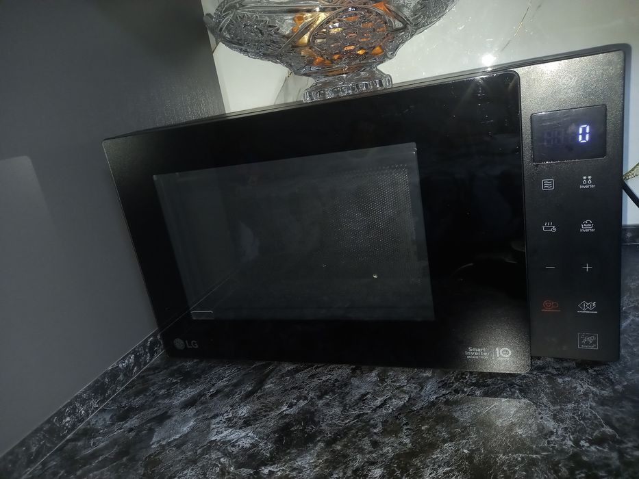 Черная микроволновка сенсор Б/У