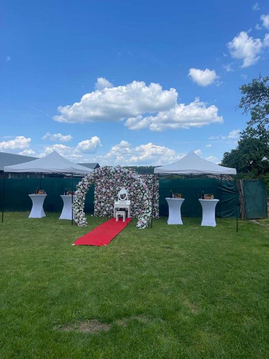 Pavilioane/mese/ scaune/decor pentru  nunti, botezuri, evenimente