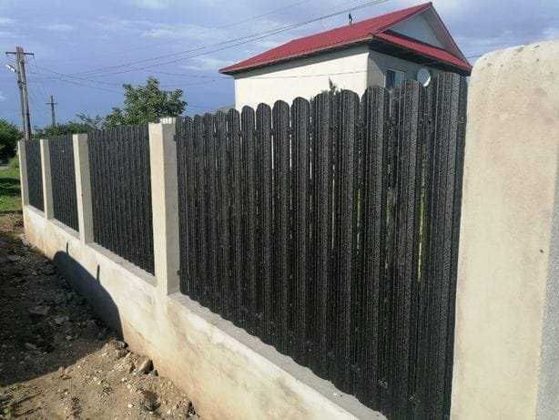Construim garduri din panouri stil jaluzele, sipca metalica, tabla BCA