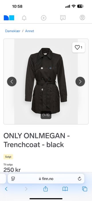 Trenchcoat ONLY Meagan