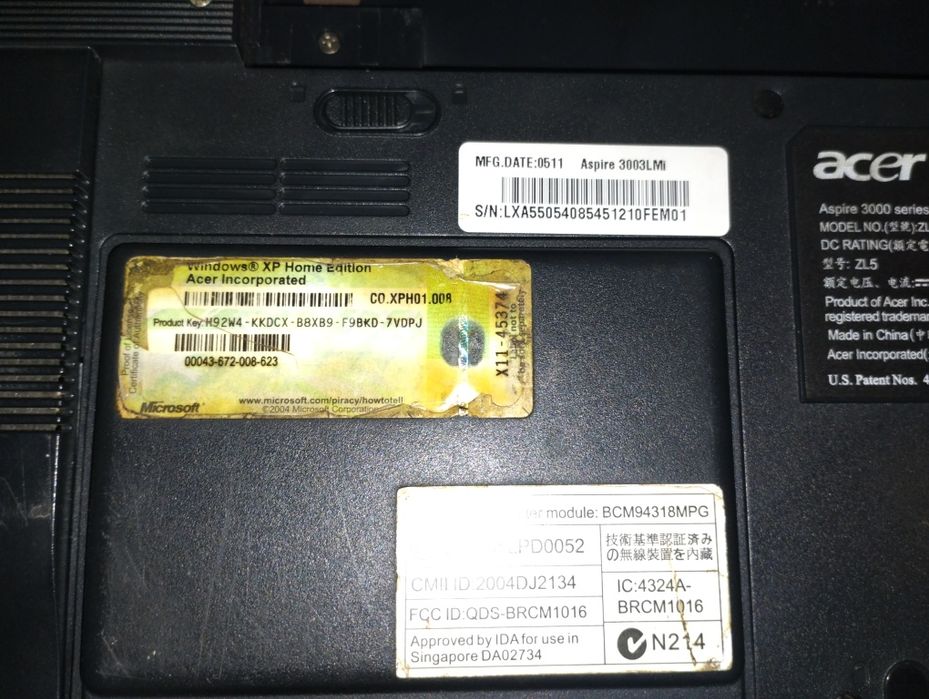 Acer Aspire 3003 lmi